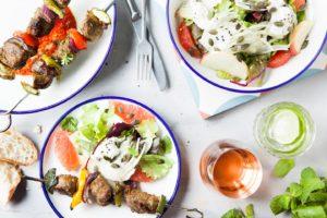 Summer dinner with soulvaki at The Pool